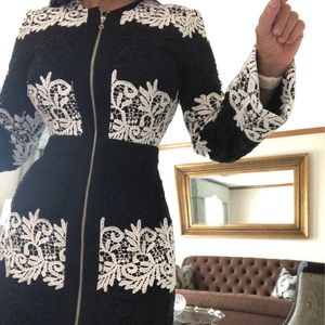 International concept black and white